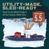 Flexible Flyer Winter Trek 3-Person Large Snow Sled – 5.5