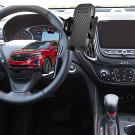 oricarmes Chevy Equinox Phone Mount for 2024 Chevrolet Equinox Accessories Custom Fit for Chevy Equinox 2018-2024 Equinox Phone Holder Compatible for All Cell Phones, Black