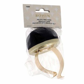 Bohin Bracelet, Velvet, Metal Black, by The Yard