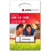 AgfaPhoto 10512 8 GB USB 2.0 Flash Drive - Silver