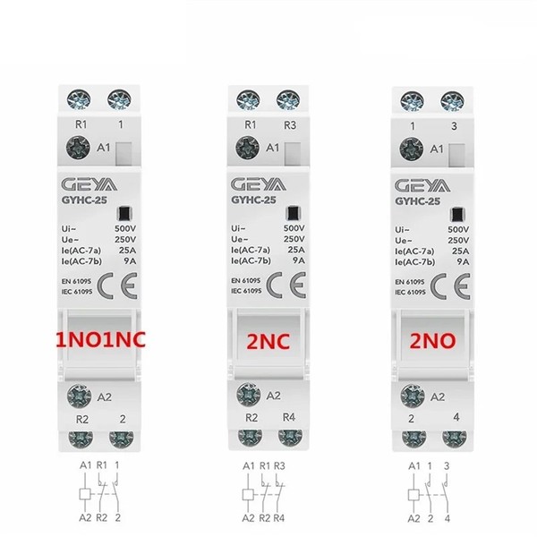 WIMPBLADB Din Rail Mounted Household Modular AC Contactor for Smart