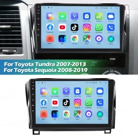 CFRIATO For Toyota Tundra 07-13 Sequoia 08-19 Carplay Stereo Car GPS BT Radio WiFi 10.1"
