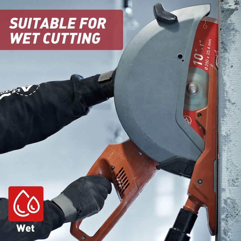EZARC 10 inch Diamond Saw Blade, Advanced Ceramic Diamond Porcelain