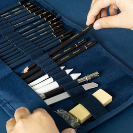 Delhi PAINOLO Sketch Drawing Drawing Pencil Set Black / 파이놀로 스케치 소묘 드로잉 연필세트 블랙