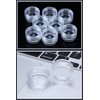 Case Small Divided Round Case Lip Case Capacity 5ml Set