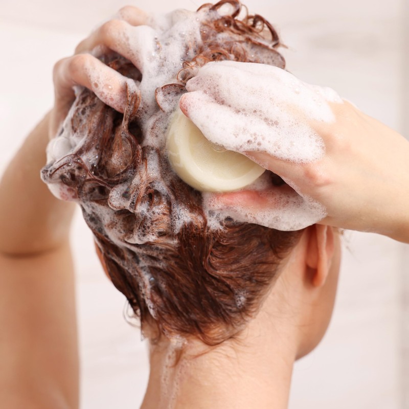 Redeem Soap Company Lavender Calm Shampoo Bar, Made in the