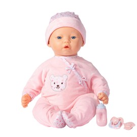 Mother Love Dolls 22 Inches, Large Interactive Baby Doll with Realistic Sounds and Movements,Cute Soft Body Baby Doll with Accessories for 3+ Year Old Girls Gifts