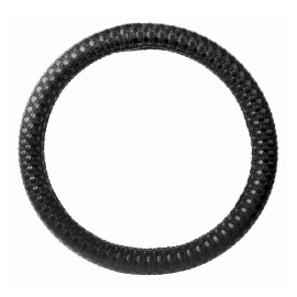 grand general 54016 18" deluxe steering wheel cover full black cross grids universal truck new