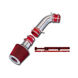 High Performance Parts Short Ram Air Intake Kit & Red Filter Combo Compatible for Toyota 96-98 4Runner 3.4L V6 / 95-98 T100 / Tacoma 3.4L V6