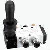 VIILOCK Pneumatic Air Hand Lever Valve, 5 Way 2 Position