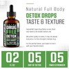 CANNA FIELD Drug Free Liquid Detox Drops, Liver,Gut Cleanse Detox