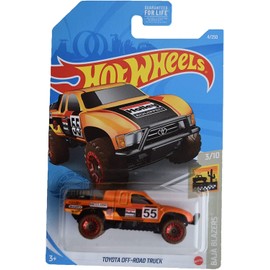 Hot Wheels Toyota Off Road Truck, [Orange] 4/250 Baja Blazers 3/10