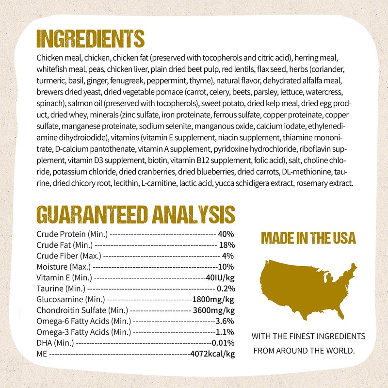 Timberwolf Wild & Natural Chicken Recipe Dry Dog Food 4lb