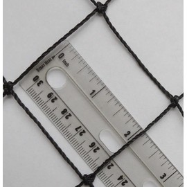 Poultry Netting 1" or 2" Mesh Heavy Knotted Nets Aviary Gamefowl Quail Chicken Bird Block Net Long Lasting Break/Burst 85/245 lb Polyethylene 8-10 Year Lifespan (25' X 100', 2)