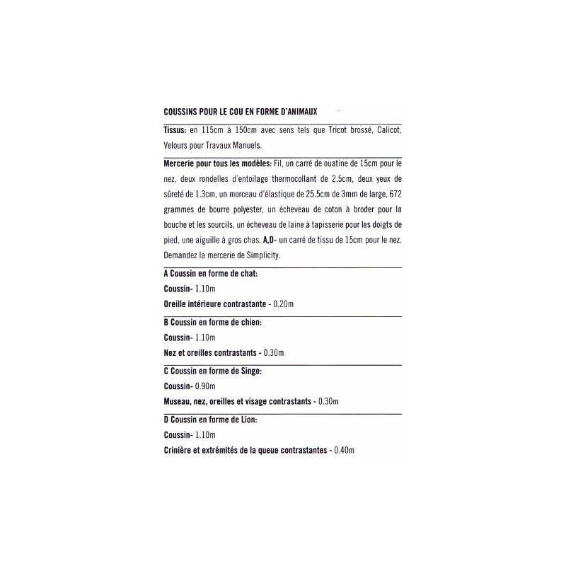 Simplicity Sewing Pattern 5310 Crafts, One Size