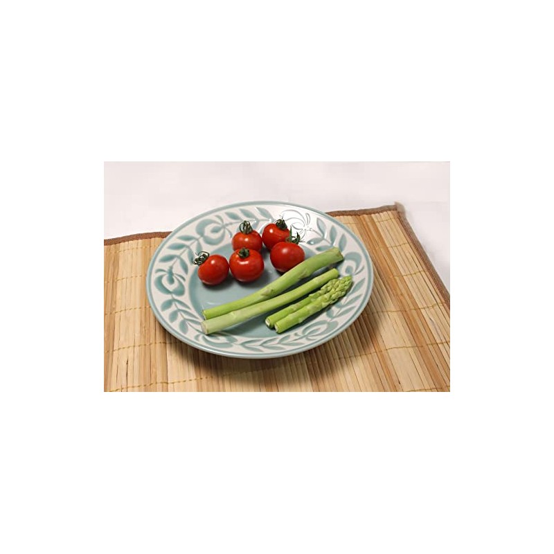 New Beach Cafe Series Flower Spelling Reverses 7.0 Plate, 1