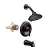 Bronze Shower Tub Faucet Set: WOWOW Single Handle Bathroom Shower