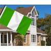 Large Nigeria Flag,3x5 FT Nigerian 75D Outdoor Banner,Nigerians Decor for
