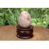 Jet International Natural Sunstone Gemstone Egg 45-50 mm A+ Hand