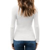 Runcati Women's Casual Plain Long Sleeve Cable Knitted Crew Neck