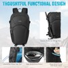 G4Free Hiking Backpack with Thickened Back Panel Packable 25L Lightweight