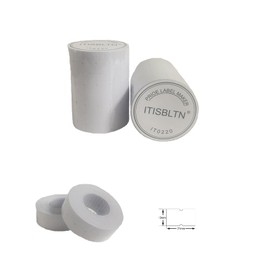 ITISBLTN One-Line White Price Gun Labels- 8,000 White Blank Price and Date Gun Labels with Fits MX-5500 and LonXFan 1 Line Price and Date Guns