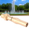 Female Thread Fountain Nozzle Brass Multihole Bubbling Sprinkler for Garden