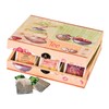 Tea Box with 9 Compartments, Tea Box, Wooden Box for