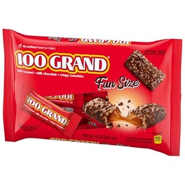 100 Grand Chocolate Bar Fun Size, 10 Ounce