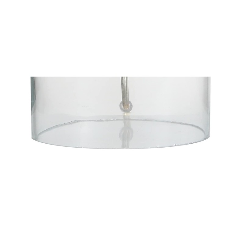 JONATHAN Y JYL1027A 19" Moroccan Blue Glass Table Lamp, Coastal