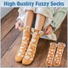 LANLEO Fuzzy Socks For Women Slipper Socks Fluffy Winter Warm