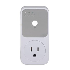 Walfront - Protector de Voltaje Eléctrico para Refrigerador Enchufe de Protección para Refrigerador Protector contra Sobretensiones Electrónico Enchufe de EE. UU. CA 120V