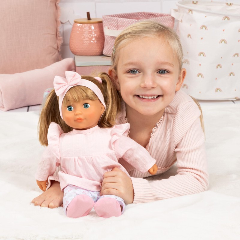 Bayer Design 93834AK Doll with Hair, Function, Sleeping Eyes, Toy