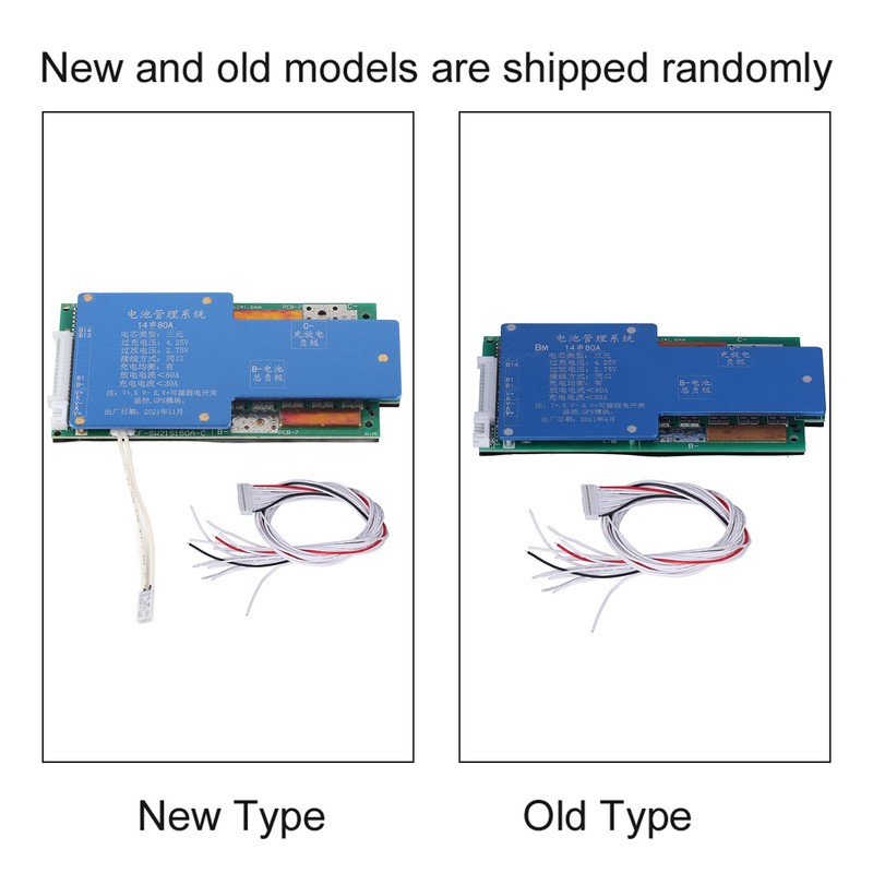 Battery Protection Board 80A Lithium Battery Charging Controller with Collection