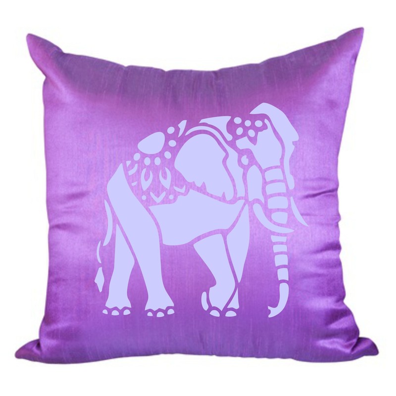 Plantilla de elefante indio, 4.5 x 4.5 pulgadas, paquidermo asiático