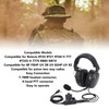 Overhead Walkie Talkie Headphones, Foldable Noise Cancelling Headset with Push