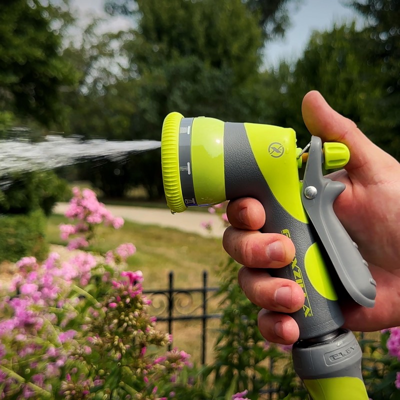 Flexzilla Heavy Duty 7-Pattern Adjustable Pistol Grip Garden Hose Nozzle