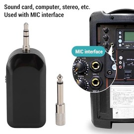 LICAEVEY Micrófono de Instrumento Inalámbrico, 2.4GHz de Guitarra Inalámbrica Violín Violín de Micrófono Micéndico de Instrumentos para Cuernos, Tromp
