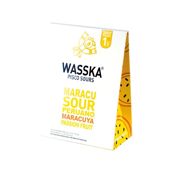 Wasska Peruvian Pisco Sour - Passion Fuit Maracuya 4.4oz 12 Pack