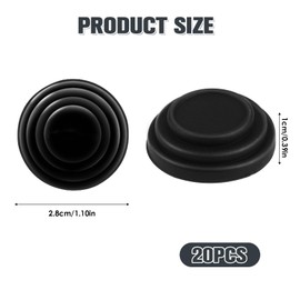 Kasoud Car Door Shock Absorber Pads, 20PCS Shock Absorber, Door Bumper Pads, Shock Absorption, Shockproof Cushion, Shocks Absorber for Car Gasket Parts