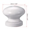 uxcell Round Wood Knobs,10Pcs 24mm Dia Cabinet Furniture Kitchen Pulls