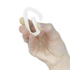 YKK Carabiner Small Mini Compact Key Holder, Plastic, Lightweight, Rust