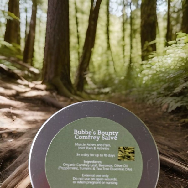 Bubbe’s Bounty Comfrey Salve, Potent Natural Pain Relief For Joint