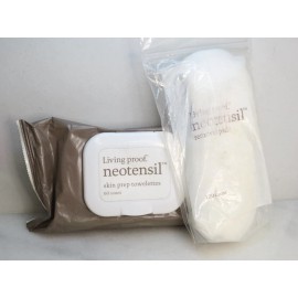 LIVING PROOF NEOTENSIL SKIN PREP TOWELETTES 2PCS  & REMOVER PADS 2PCS