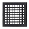 PATIKIL 8x8 Inch Plastic Ventilation Grille, Adjustable Outlet Air Vent