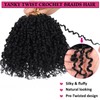 Unionbeauty 6 Inch Yanky Twist Crochet Braids Hair 8Packs Natural