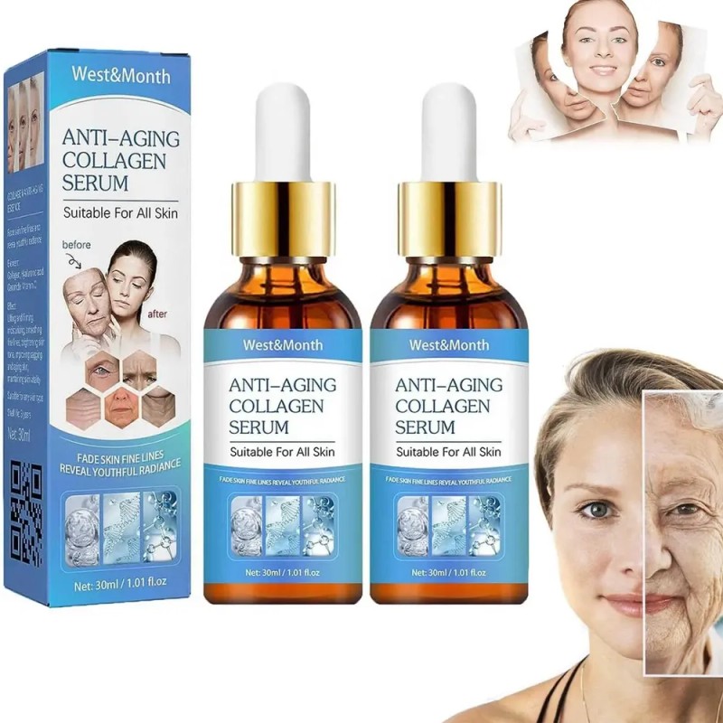 Wm Suero Serum De Colageno Antiedad Antiarrugas Reafirmante