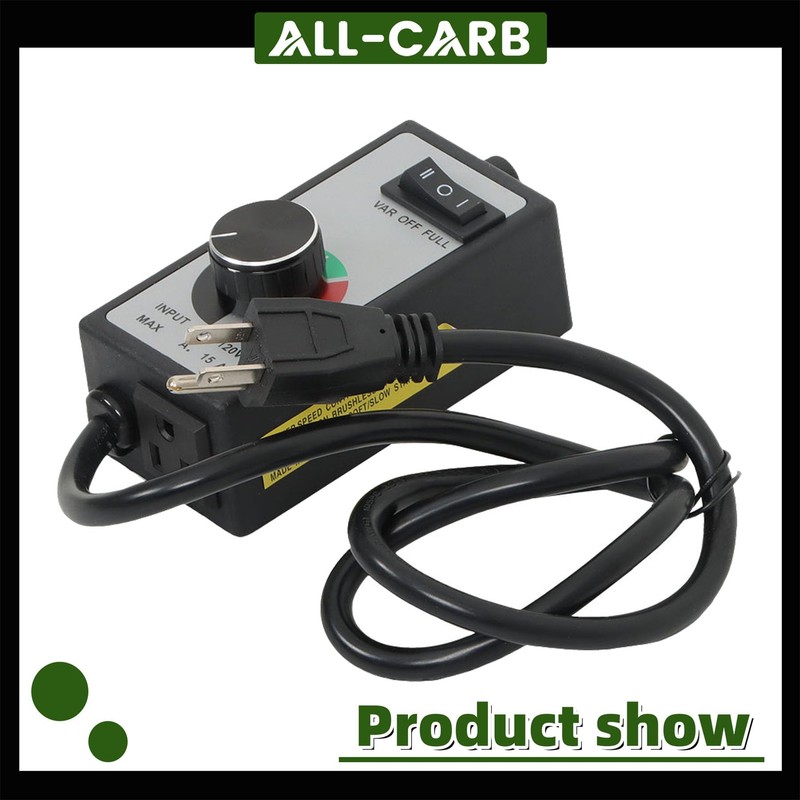 ALL-CARB Router Fan Electric Motor Rheostat Variable Speed Controller AC