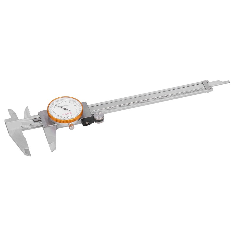 Dial Caliper Vernier 0.02 Double Shock Stainless Steel Manual Measuring