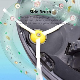 Tuperoymse Side Brush for 600, 800, 900 Series 671 R671 696 R696 692 R692 605 R605 680 R680 860 870 871 875 880